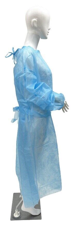 Disposable Isolation Gowns Medical And Ppe Elastic Cuff Gowns 103050