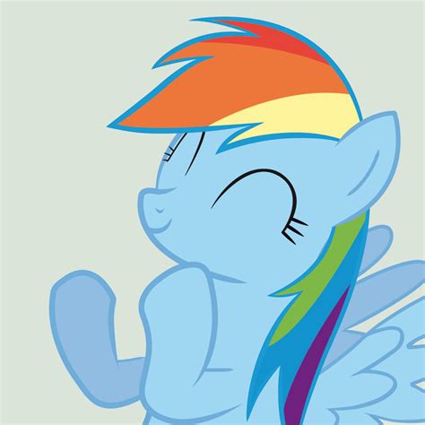 Rainbow Dash Laughing 