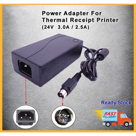 Xprinter Xp B Thermal Receipt Printer W V A Power Adapter