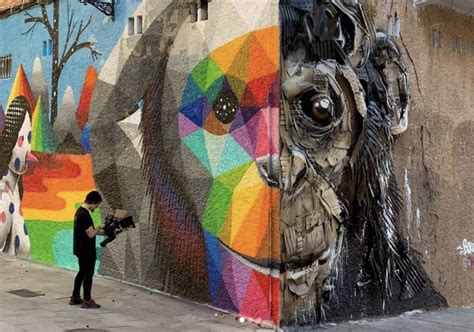 El arte callejero llena de color y poesía los muros y fachadas de la