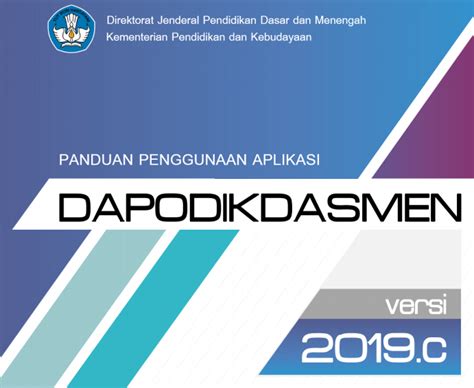 Panduan Penggunaan Aplikasi Dapodikdasmen Versi 2019 C Semester 2 TP