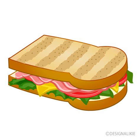 Ham And Cheese Sandwich Clip Art Free Png Image｜illustoon