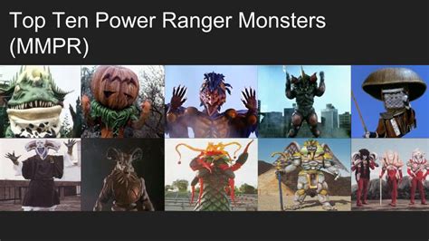 Top 10 Monsters From Mighty Morphin Power Rangers By Thestott On