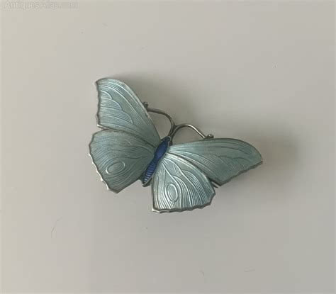 Antiques Atlas Silver Enamel Butterfly