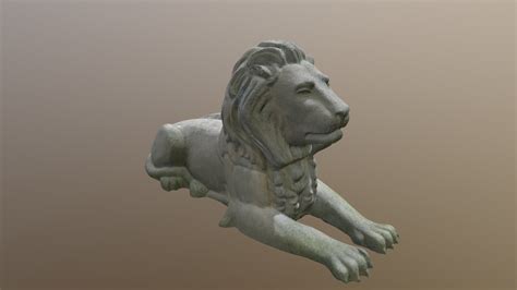 Lion Statue Buy Royalty Free 3d Model By Lukasheuvel E974914