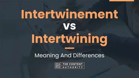 Intertwinement Vs Intertwining Meaning And Differences