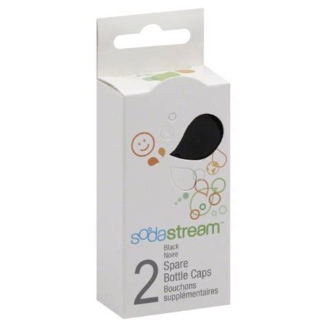 SodaStream Bottle Caps - Black, 2 Count - Kroger