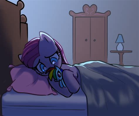 826601 Safe Artist Rileyav Pinkie Pie Rainbow Dash G4 Bed