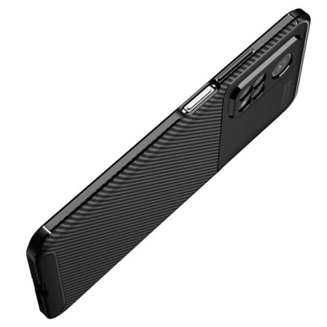 Capa Xiaomi Mi 10T Mi 10T Pro TPU Fibra De Carbono Preto