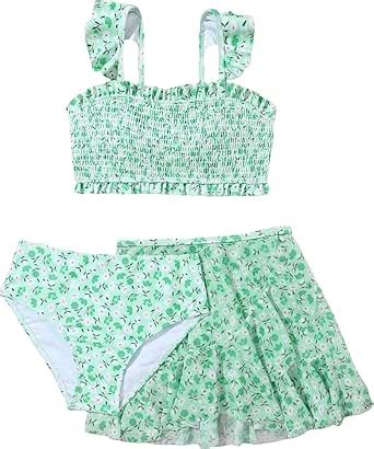 Amazon SHENHE Girl S Piece Cute Spaghetti Strap Triangle Bikini