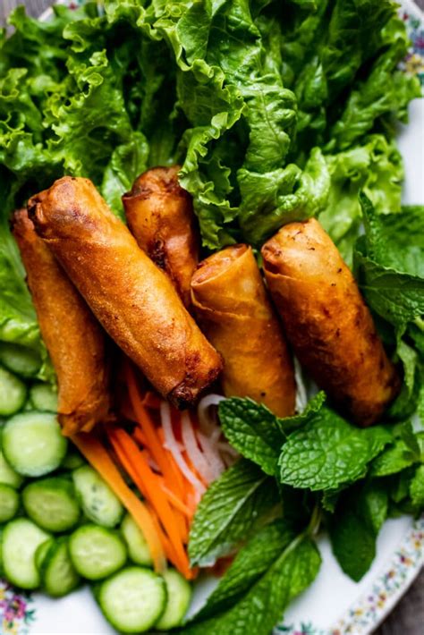 Bun Cha Gio (Vietnamese Egg Rolls with Vermicelli Noodles) - Cooking ...