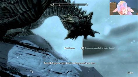 Skyrim Alduin Battle With Paarthurnax Let S Play Part Youtube