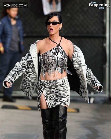 Katy Perry Sexy Seen Heading Into Jimmy Kimmel Live Studio Wearing A Hot Outfit In New York AZNude
