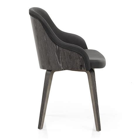 Chaise Faux Cuir Et Bois Fusion Monde Du Tabouret