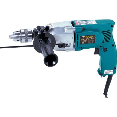 Makita In Corded Speed Hammer Drill With Depth Gauge Chuck