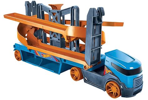 Hot Wheels Transporter laweta zjeżdżalnia GNM