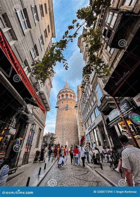 Torre De Galata No Peru Istanbul Imagem De Stock Editorial Imagem De