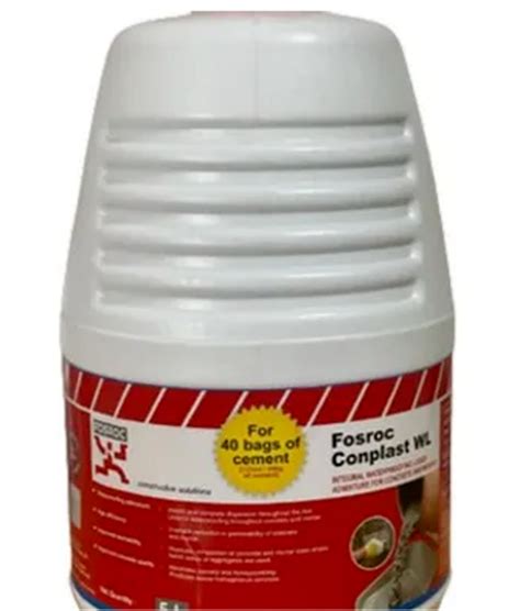 Fosroc Conplast Wl Xtra Conplast Wl Integral Waterproofing Liquid