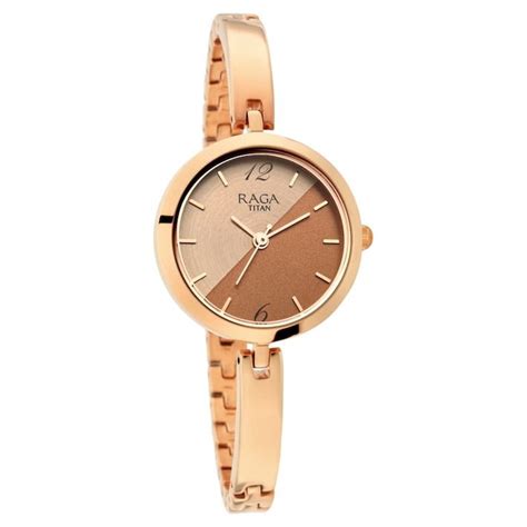 TITAN Raga Rose Gold Watch 2606WM07 Eccoci Online Shop