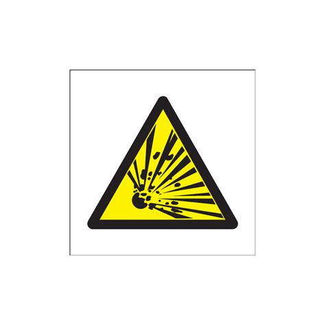 Explosive Symbol Sign Explosive Symbol Signage