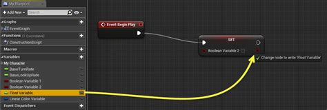 Connecting Nodes Unreal Engine Documentation