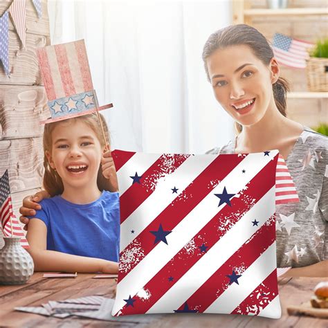 Herrnalise Th Of July Decorations Pillow Covers Independence Day