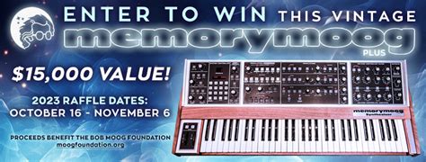 Bob Moog Foundation Raffles Vintage Memorymoog Plus Belonging To Former Editor Of Keyboard