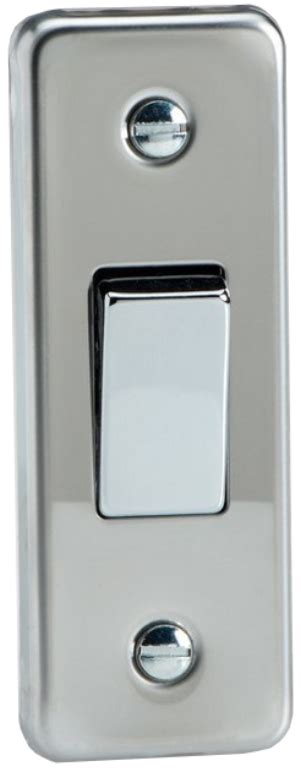 Varilight Classic Mirror Chrome Gang A Way Architrave Switch Ukes