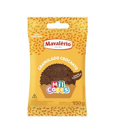 Granulado Crocante Sabor Chocolate Mil Cores Maval Rio Maval Rio