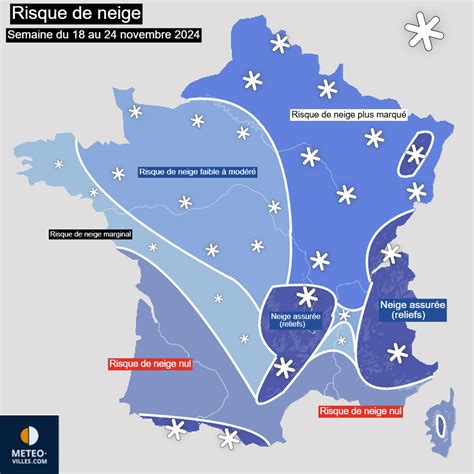 Actualités météo Où peut il neiger en France la semaine prochaine 15