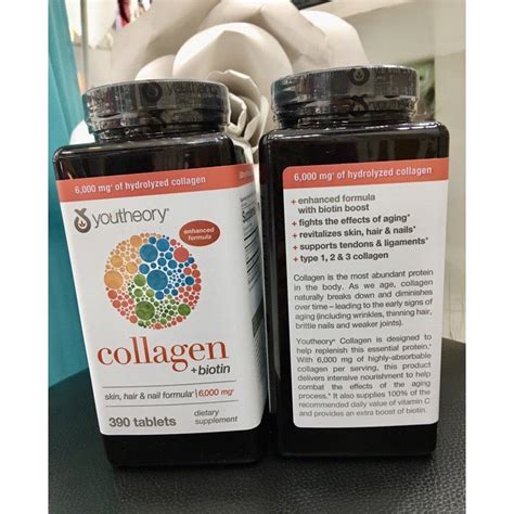 Collagen Youtheory Biotin 390 Us Tablets Latest Version Shopee Malaysia