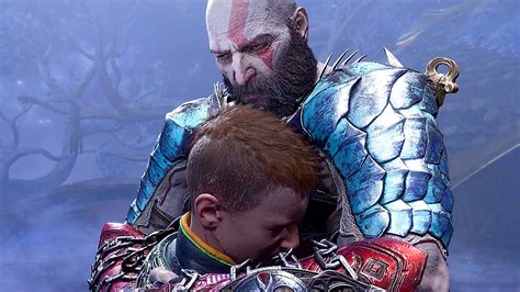 Atreus Releases Gram The Giant Wolf Atreus Returns Back To Kratos