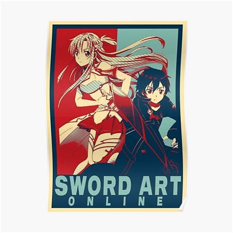 "Sword Art Online Anime Poster" Poster by rimmerr | Redbubble