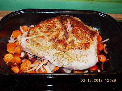 Bayrischer Krustenbraten Mit Leckerer So E Von Blau Mann Chefkoch De