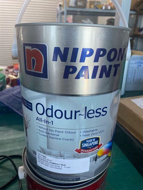 Nippon Odourless All In One Paint L Tempest Sea Ac A Furniture