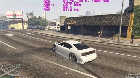 Grand Theft Auto V I3 4160 GTX 960 ZOTAC 2 GB High Settings 30 FPS