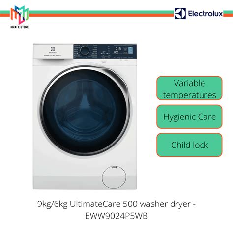 Electrolux EWW9024P5WB 9kg 6kg UltimateCare 500 Washer Dryer