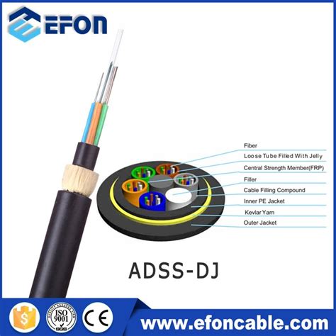 Adss Cable No Armor Single Double Jacket Stranded Loose Tube Aerial