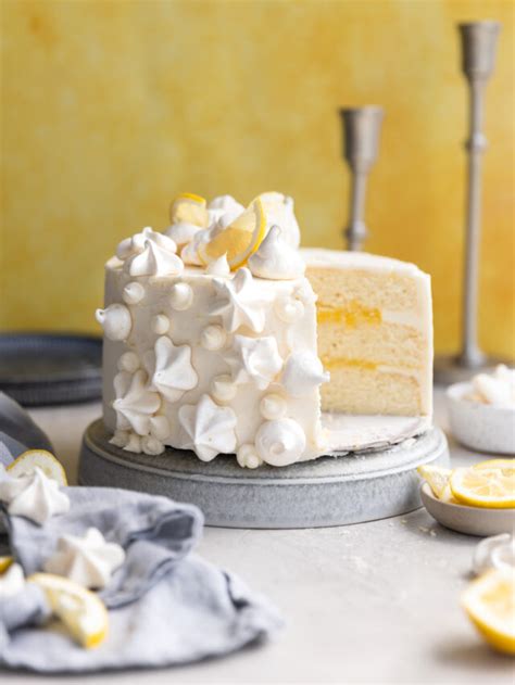 Homemade Lemon Curd Cake Recipe Frosting And Fettuccine