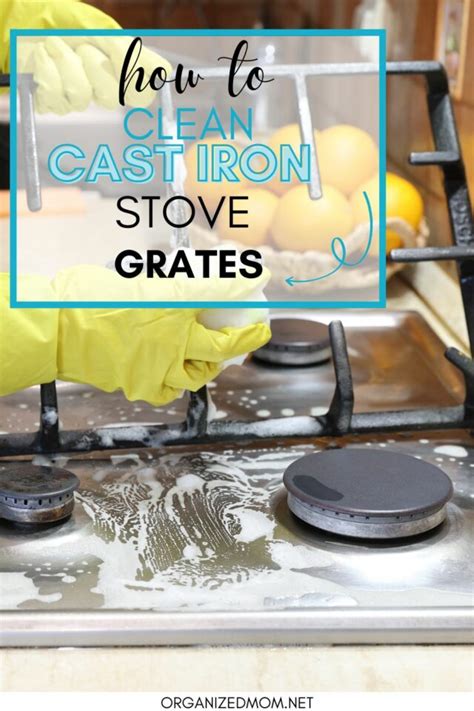 Cleaning Cast Iron Stove Grates With Baking Soda The Organized Mom