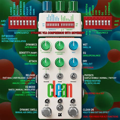 Guitar Pedal X News Chase Bliss Unveils CLEAN Dynamic Studio Grade