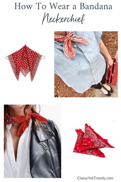 4 Ways To Wear a Bandana Scarf - Classy Yet Trendy