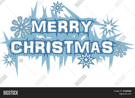 Merry Christmas Sign Vector & Photo (Free Trial) | Bigstock