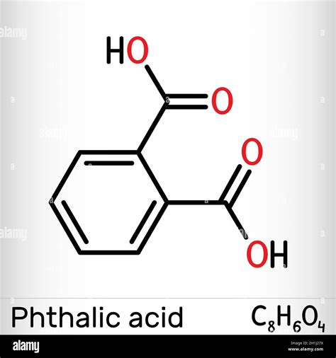 Ácido ftalico molécula de ácido benzenedicarboxílico Es ácido