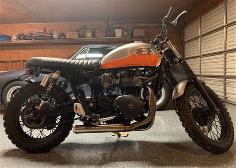 Original Owner 2008 Triumph Scrambler 900 Bike Urious