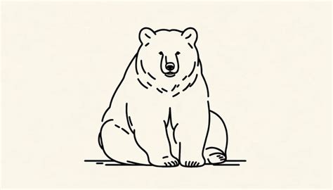 Free Vectors | Bear sitting cutely