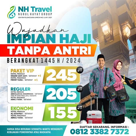 Haji Tanpa Antri Travel Umrah Nurul Hayat