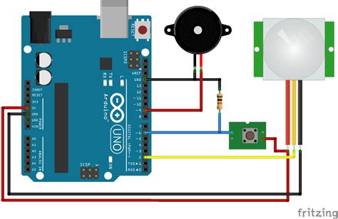 Motion Detector Pir Sensor Hc Sr501 Arduino Code And Circuit