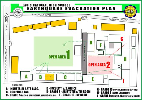 Earthquake Evacuation Plan - LNHS DRRMO