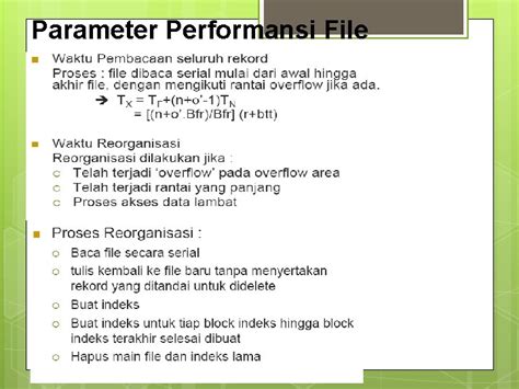 File Sekuensial Berindeks Pengertian Struktur File Sekuensial Berindeks